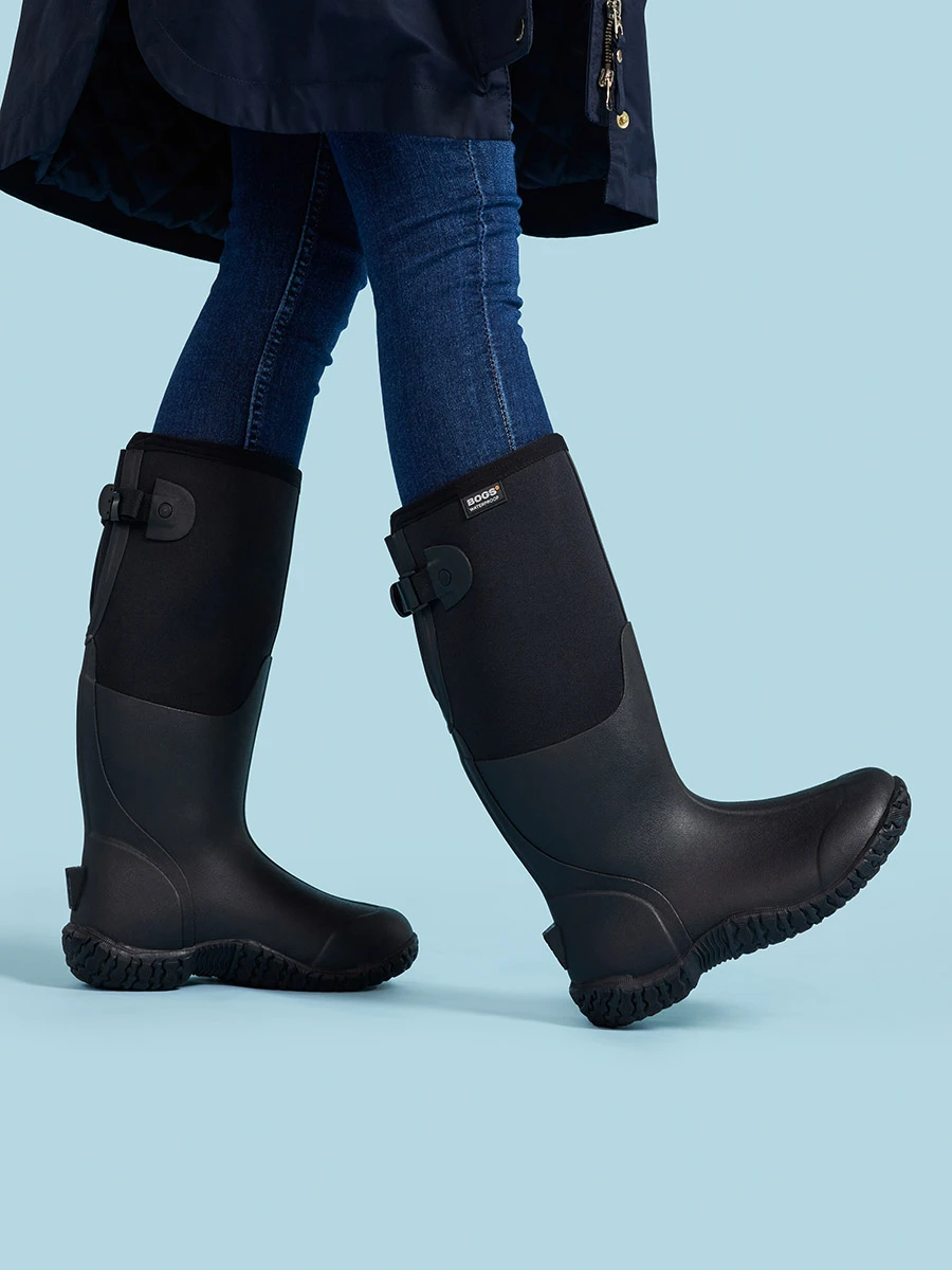 BOGS Black Classic Tall Adjustable Calf 4 BOGS Black Classic Tall Adjustable Calf - Image 2