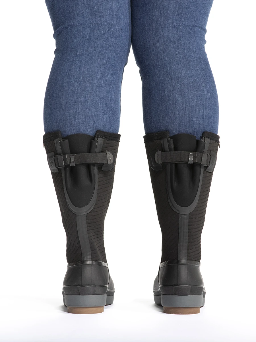 BOGS Black Crandall II Tall Adjustable Calf 3 BOGS Black Crandall II Tall Adjustable Calf - Image 2