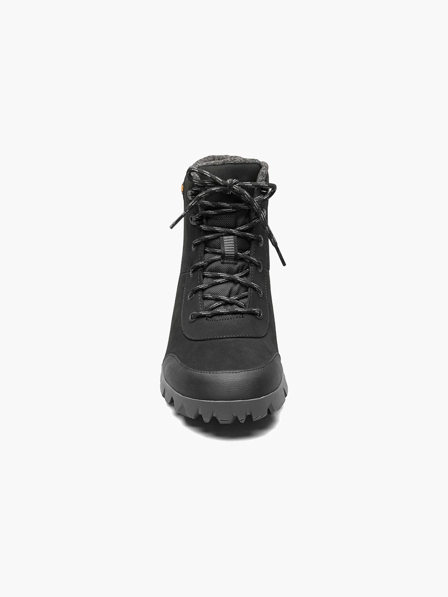 BOGS Black Arcata Urban Leather Mid 5 BOGS Black Arcata Urban Leather Mid - Image 3