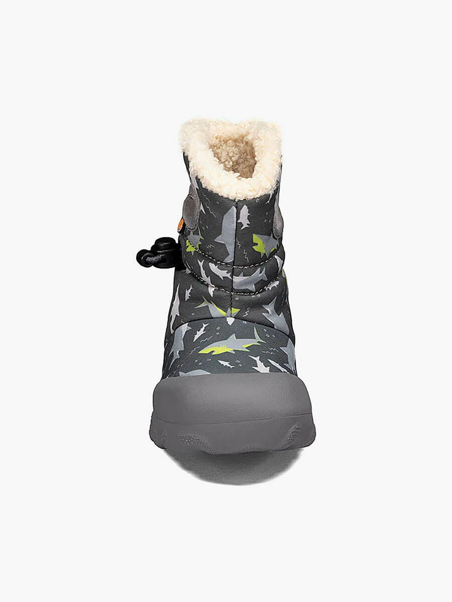 BOGS Dark Gray Multi B-Moc Sharks 4 BOGS Dark Gray Multi B-Moc Sharks - Image 3