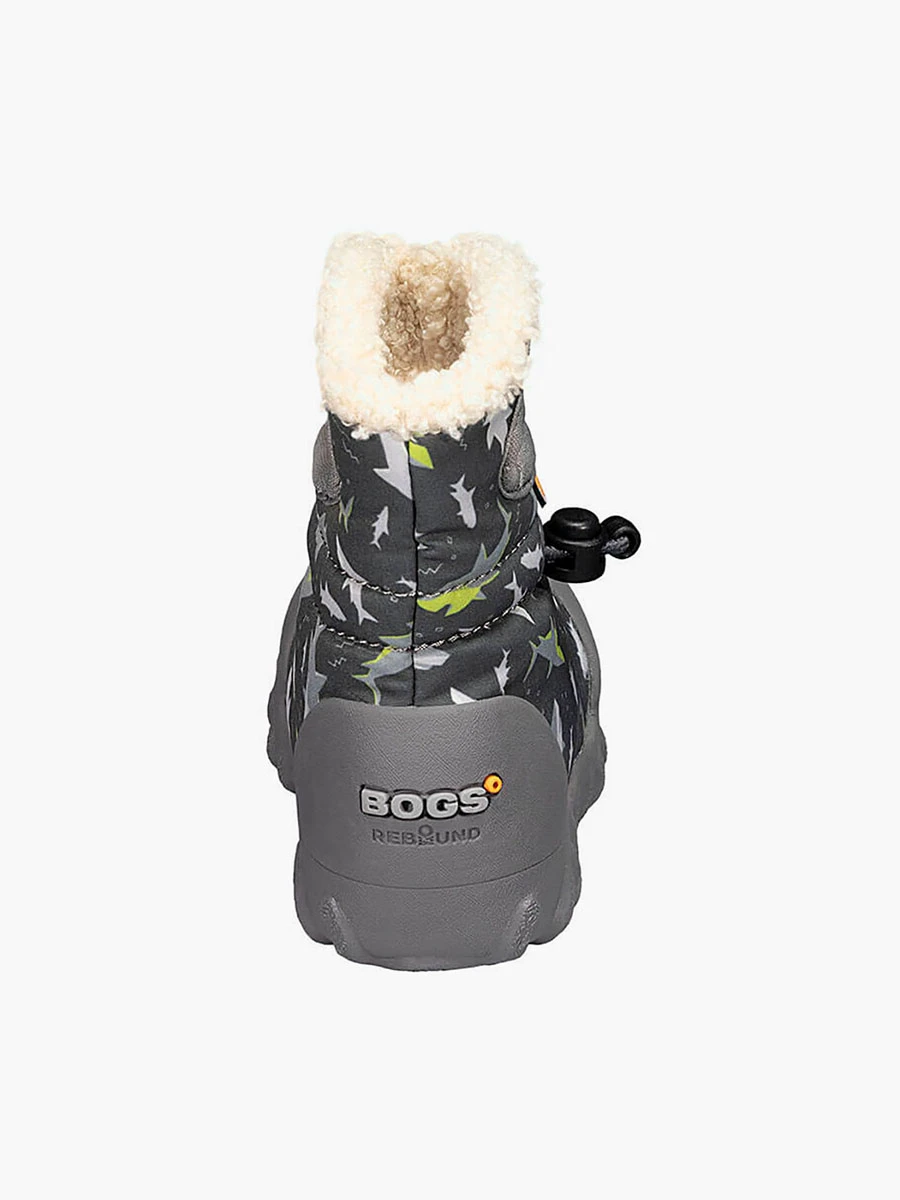 BOGS Dark Gray Multi B-Moc Sharks 5 BOGS Dark Gray Multi B-Moc Sharks - Image 4