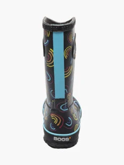 BOGS Black Multi Rainboot Wild Rainbows -BOGS Shoes Sales Store 09 188