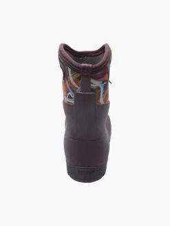 BOGS Burgundy Multi Neo-Classic Mid Glossy Abstract -BOGS Shoes Sales Store 09 81