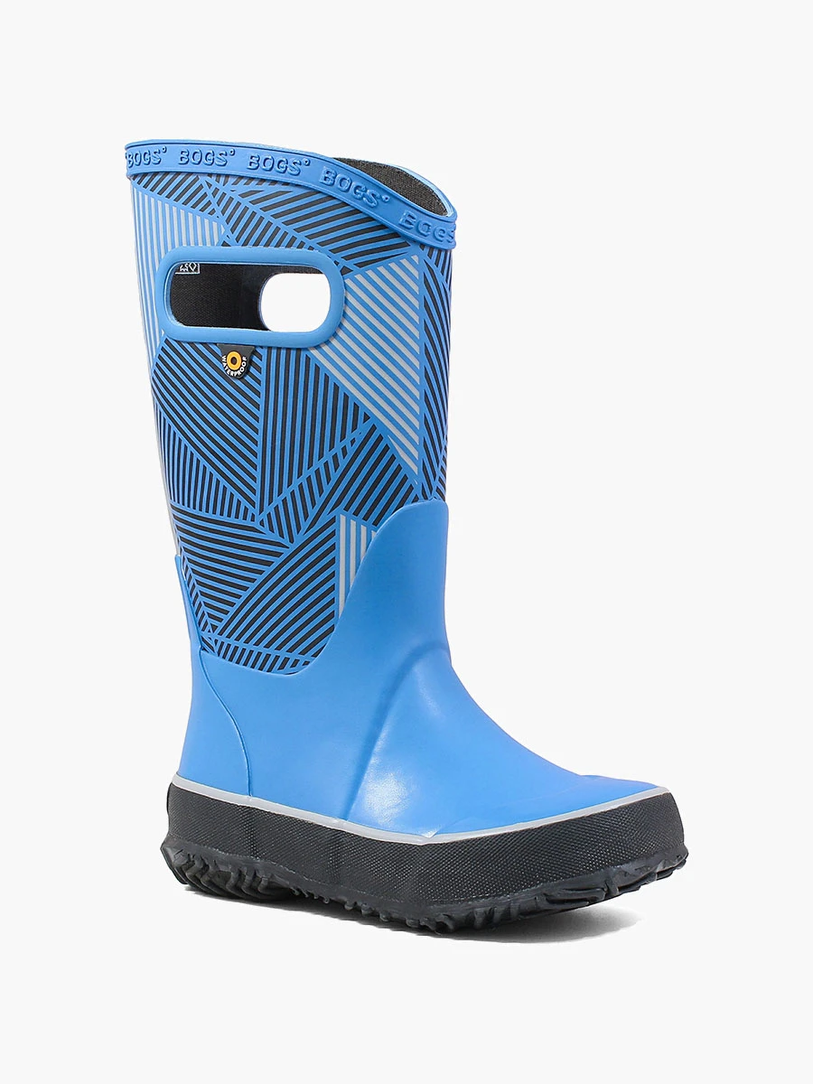 BOGS Royal Blue Multi Rainboot Big Geo 7 BOGS Royal Blue Multi Rainboot Big Geo - Image 5