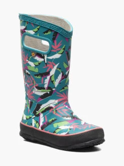 BOGS Dark Turquoise Rainboot Palm Duo -BOGS Shoes Sales Store 10 223
