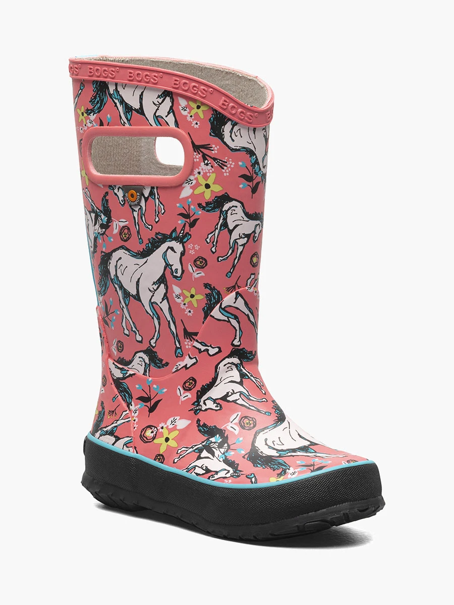BOGS Pink Multi Rainboot Unicorn Awesome 7 BOGS Pink Multi Rainboot Unicorn Awesome - Image 5