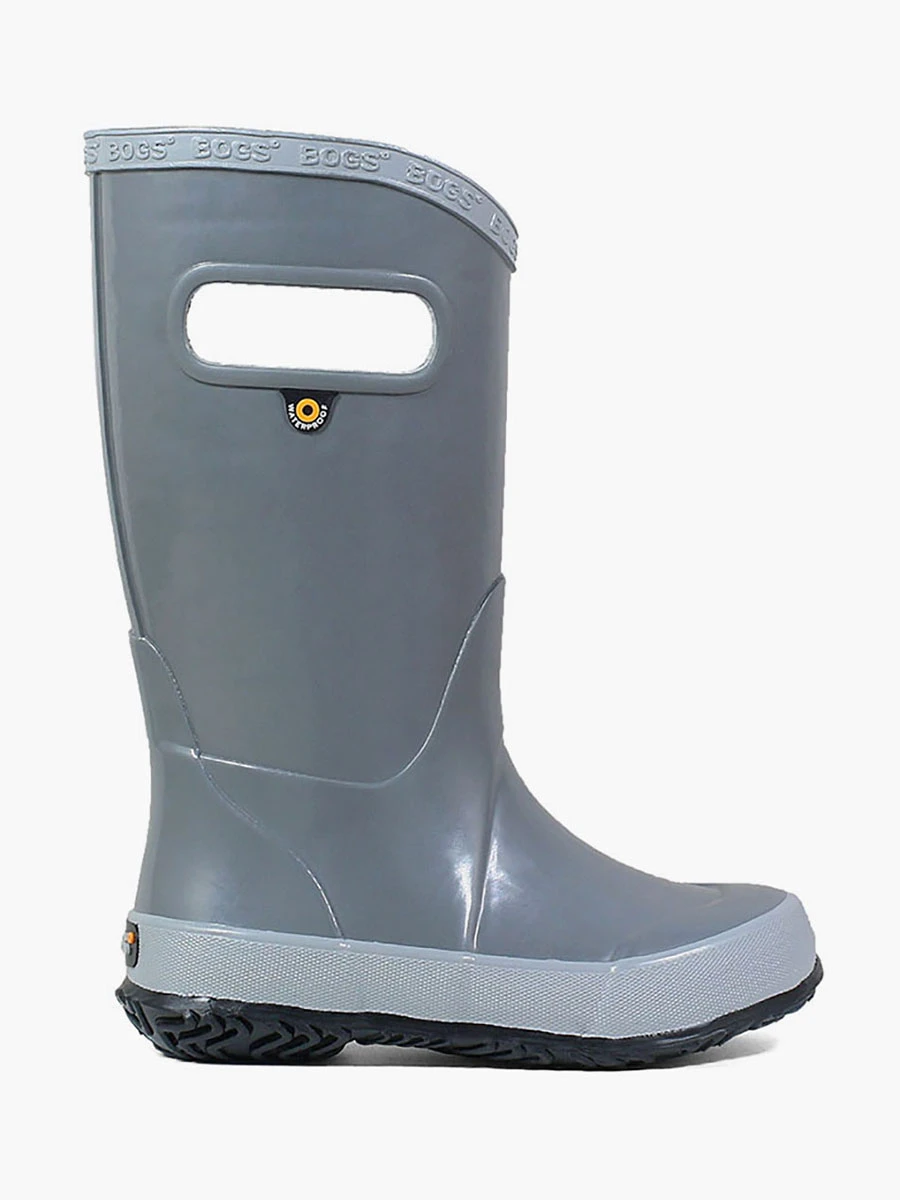 BOGS Gray Rainboot Slip On Solid 3 BOGS Gray Rainboot Slip On Solid