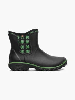 BOGS Black Multi Sauvie Slip On Boot 4-H