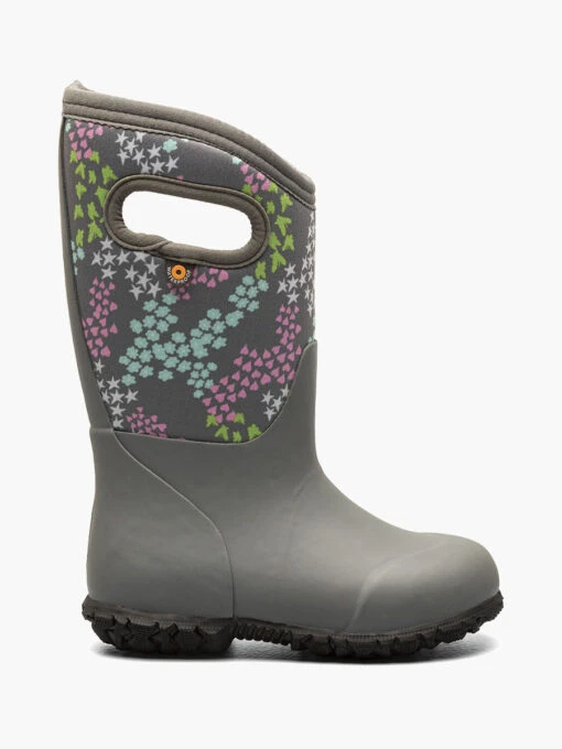 BOGS Gray Multi York Star Heart -BOGS Shoes Sales Store 72886 062