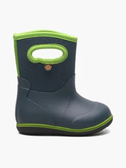 BOGS Navy/Green Baby Classic Solid