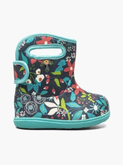 Ink Blue Multi Baby Bogs II Cartoon Flower