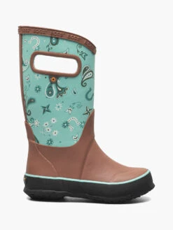 BOGS Turq Multi Rainboot Western