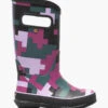 BOGS Black Multi Rainboot Big Camo -BOGS Shoes Sales Store 72996 009