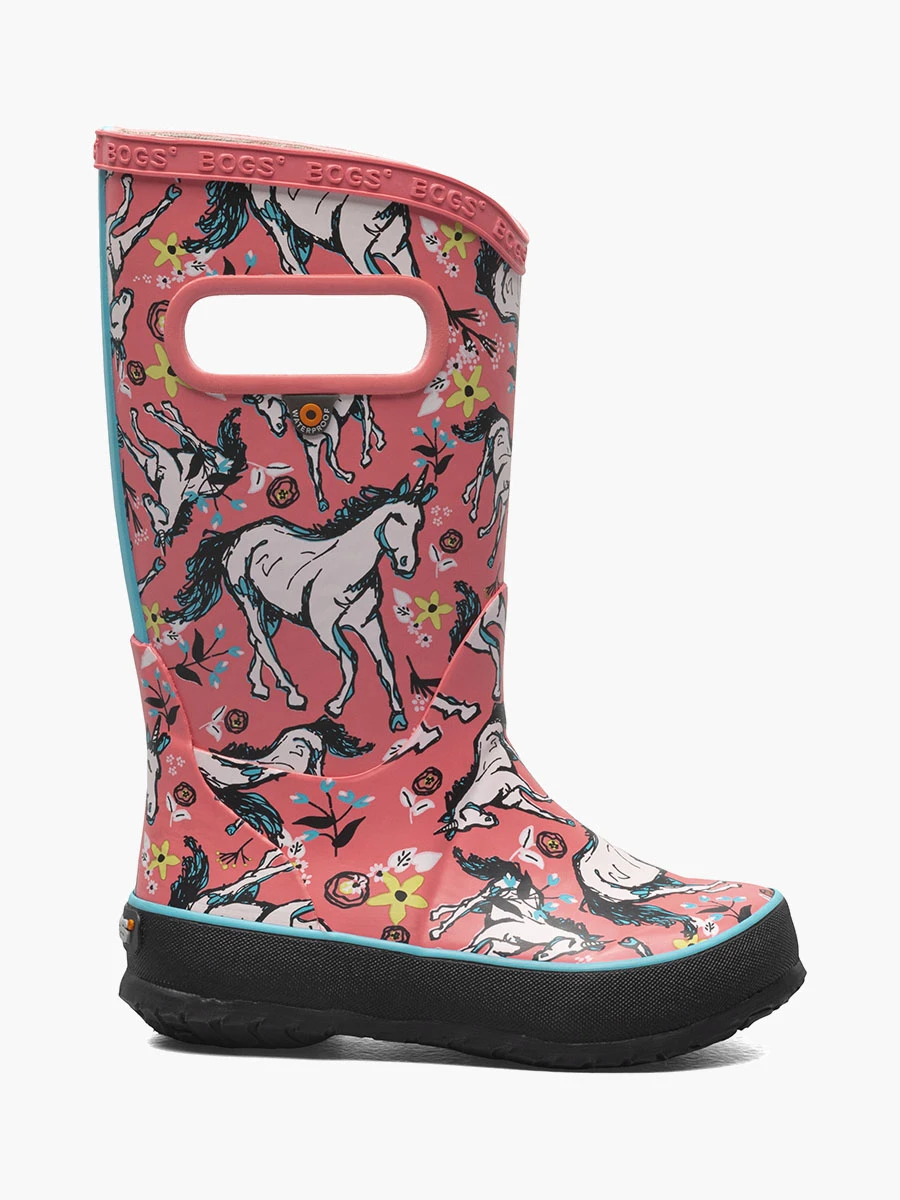 BOGS Pink Multi Rainboot Unicorn Awesome 3 BOGS Pink Multi Rainboot Unicorn Awesome