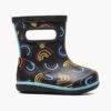BOGS Black Multi Skipper II Wild Rainbows -BOGS Shoes Sales Store 73010I 009
